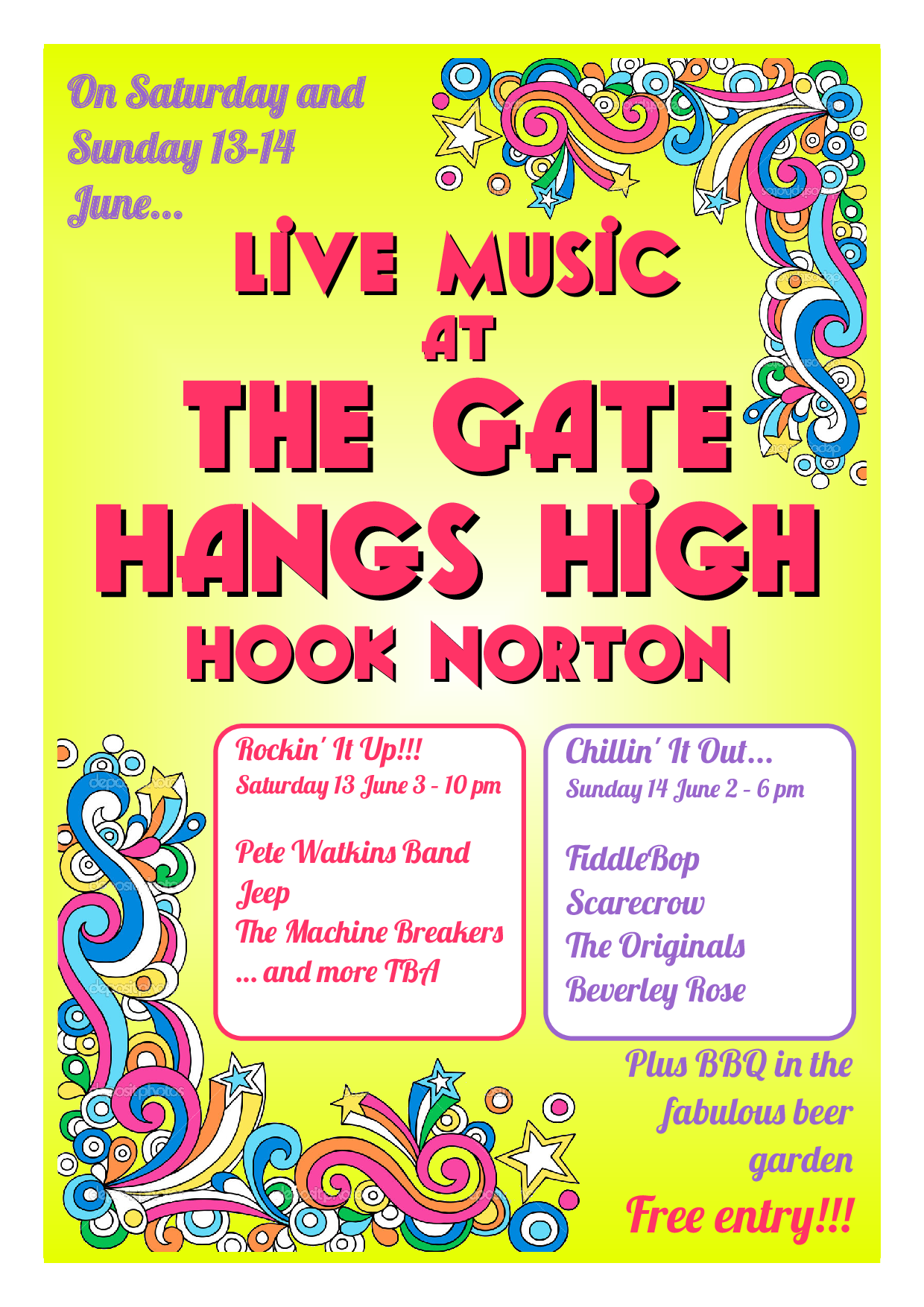 Live Music at The Gate Hangs High