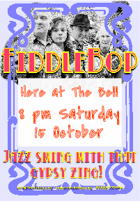FiddleBop at The Bell Inn, Moreton-in-Marsh, 15 October 2016