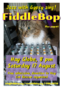 FiddleBop at The Globe At Hay, 17 August 2019