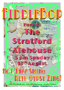 FiddleBop at The Stratford Alehouse, 13 August 2017