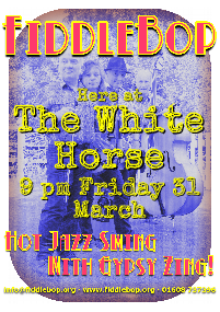 FiddleBop at The White Horse, Banbury, 31 March 2017
