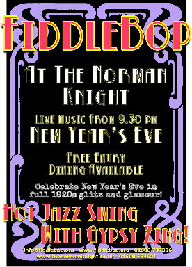 FiddleBop at The Norman Knight, New Year's Eve 2016