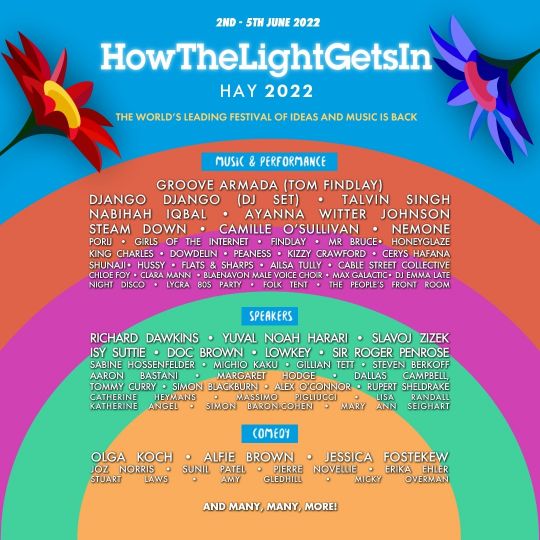 HowTheLightGetsIn Festival Hay-on-Wye 2022