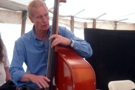 Roger Davis: FiddleBop's double bass player