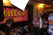 FiddleBop c. 2012, with Karl Wagner on bass