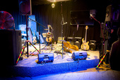 Before FiddleBop's gig at the Mitre, Abertillery, 25 July 2026