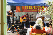 FiddleBop play for "Sip, Shop & Celebrate" at Drapers Lane Deli, Leominster, 21 August 2026. Photo: <a href="https://www.kpbphotography.co.uk" target="_blank" rel="noopener">Kai</a>