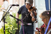FiddleBop play for "Sip, Shop & Celebrate" at Drapers Lane Deli, Leominster, 21 August 2026. Photo: <a href="https://www.kpbphotography.co.uk" target="_blank" rel="noopener">Kai</a>