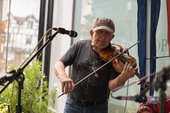 FiddleBop play for "Sip, Shop & Celebrate" at Drapers Lane Deli, Leominster, 21 August 2026. Photo: <a href="https://www.kpbphotography.co.uk" target="_blank" rel="noopener">Kai</a>