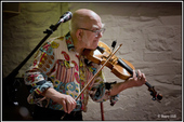 FiddleBop at the Foundry on 17 September 2025: Dave the fiddler. Photo: <a href="https://www.facebook.com/BreconAreaLiveMusicPhotos" target="_blank" rel="noopener">Barry Hill</a>