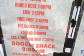 A poster for FiddleBop at the Foundry, during Brecon Jazz Fringe Festival 2026