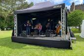 FiddleBop in a castle! At Abergavenny Arts Festival, 6 June 2026