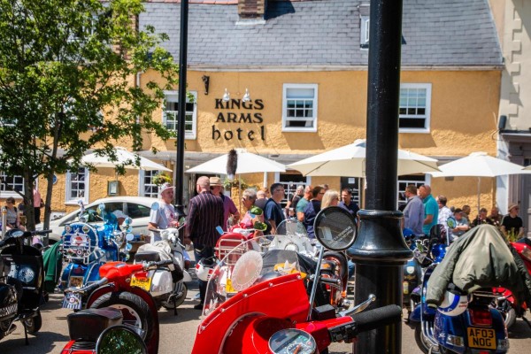 Crowd at Abergavenny Arts Festival