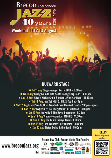 The Bulwark Stage, Brecon Jazz Festival 2023