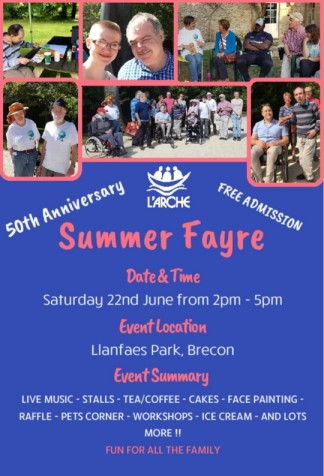 Llanfaes Summer Fayre poster 2024